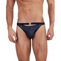 Черные мужские трусы-брифы с декоративным пояском Misty Brief Черные мужские трусы-брифы с декоративным пояском Misty Brief