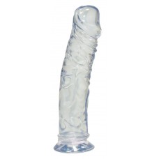 Прозрачный фаллоимитатор Medium Dong - 19,5 см. Прозрачный фаллоимитатор Medium Dong - 19,5 см.