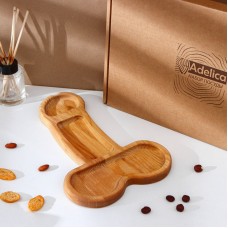 Деревянное блюдо для подачи в форме члена (32,5 х 20 х 1,7 см)