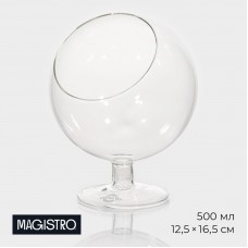 Конфетница на ножке Magistro «Орбита», 500 мл, 12,5×16,5 см