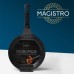 Сковорода кованая Magistro Dark, d=24 см, съёмная ручка soft-touch, антипригарное покрытие, индукция, цвет чёрный