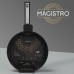 Сковорода Magistro Warrior, d=22 см, h=4,5 см, ручка soft-touch, антипригарное покрытие, индукция