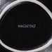 Салатник фарфоровый Magistro Carbon, 15,5×13,5 см, цвет чёрный