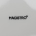 Набор тарелок фарфоровых обеденных Magistro Mien, 6 предметов: d=21 см, цвет белый