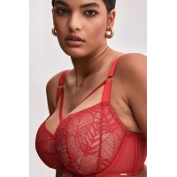 Красный бюстгальтер с мягкой чашкой Beverly