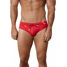 Красные мужские плавки-брифы Malibu Swimsuit Brief