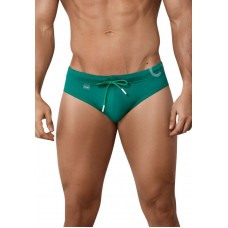 Зеленые принтованные плавки Malibu Swimsuit Brief