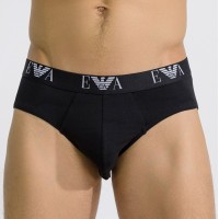 Набор из 3 разноцветных трусов-брифов Emporio Armani Набор из 3 разноцветных трусов-брифов Emporio Armani