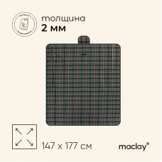 Коврик туристический Maclay, 147х177 см, цвет МИКС