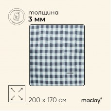 Плед для пикника Maclay, цвет серый