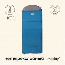 Спальный мешок maclay camping comfort cold, одеяло, 4 слоя, правый, 220х90 см, -10/+5°С