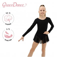 Купальник для гимнастики и танцев Grace Dance, р. 28, цвет чёрный_.