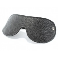 Черная кожаная маска на глаза Черная кожаная маска на глаза