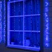 Гирлянда «Водопад» 2 × 1.5 м, IP44, тёмная нить, 400 LED, свечение синее, 8 режимов, 220 В