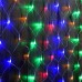 Гирлянда «Сеть» 2 × 3 м, IP44, УМС, прозрачная нить, 384 LED, свечение мульти, 220 В