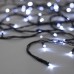 Гирлянда «Нить» 20 м, IP20, тёмная нить, 200 LED, свечение белое, 8 режимов, 220 В