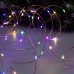 Гирлянда «Нить» 20 м роса, IP20, медная нить, 200 LED, свечение мульти, 12 В