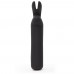 Черная вибропуля с ушками Rechargeable Rabbit Ears Bullet Vibrator