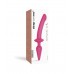 Ярко-розовый двусторонний фаллоимитатор Switch Plug-In Semi-Realistic Size L