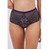 Темно-синие трусики-слипы с высокой талией Glow Темно-синие трусики-слипы с высокой талией Glow