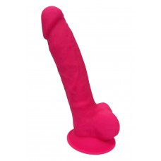 Розовый фаллоимитатор Dildo With Balls 7Inch - 17,7 см.