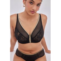 Бюстгальтер-бралетт Chiara с золотистой отделкой Бюстгальтер-бралетт Chiara с золотистой отделкой