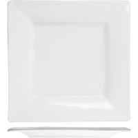 Тарелка «Кунстверк» квадратная;фарфор;,H=15,L=210,B=210мм;белый