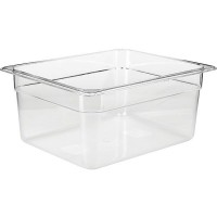 Гастроемкость (1/2);поликарбонат;8,9л;,H=15,L=32,5,B=26,5см;прозр. Гастроемкость (1/2);поликарбонат;8,9л;,H=15,L=32,5,B=26,5см;прозр.