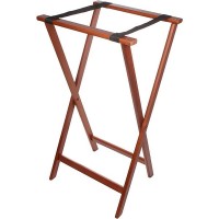 Подставка напольная для подносов;бук;,H=83,L=47,B=43см;св.корич.