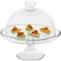 Крышка для подставки для торта «Сан Марко»;стекло;D=27,5,H=20,5см;прозр.
