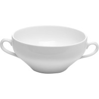 Чашка бульонная «Кунстверк»;фарфор;400мл;D=123,H=55,L=173мм;белый