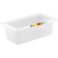 Гастроемкость (1/3) без крышки;полипроп.;3,6л;,H=10,L=32,5,B=17,6см;прозр.