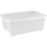 Контейнер для продуктов с крышкой  ;полипроп.;10л;,H=14,5,L=38,9,B=27,5см;прозр.
