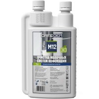 Средство для очистки молочных систем кофемашин «Алкадем М12» экологичное;1л;,H=24,L=26см;белый
