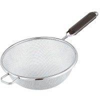 Сито мелкая сетка;сталь нерж.;D=230,H=73,L=560,B=260мм;металлич.,черный