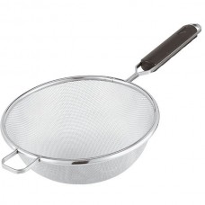 Сито мелкая сетка;сталь нерж.;D=230,H=73,L=560,B=260мм;металлич.,черный