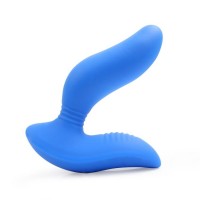 Синий вибромассажер простаты 3,5’’ Curve P-spot Massager - 12 см.