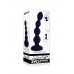Фиолетовые анальные бусы с вибрацией и вращением Pleasure Orbit - 17,8 см.