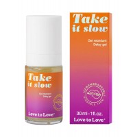 Пролонгирующий гель для мужчин Take It Slow - 30 мл.