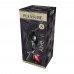 Серебристая анальная втулка с красным кристаллом Mini Metal Butt Plug Size S - 7 см.
