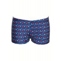 Синие плавки-боксеры с цветными звездочками