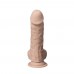 Телесный фаллоимитатор на присоске Real Skin Model 1 - 17,8 см.