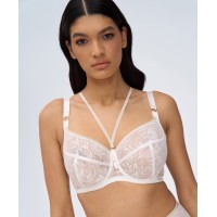 Белый бюстгальтер с мягкой чашкой Chiara Gold