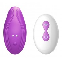 Фиолетовый вибратор в трусики с пультом ДУ Фиолетовый вибратор в трусики с пультом ДУ