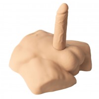 Телесный мужской полуторс с фаллоимитатором SILEXD Apollo S 7 Телесный мужской полуторс с фаллоимитатором SILEXD Apollo S 7