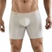 Бежевые мужские трусы-боксеры Clever Genie Long Boxer