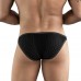 Черные перфорированные трусы-слипы Clever Esencial Brief Slip