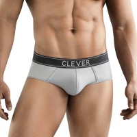 Серые мужские трусы-брифы Clever Natura Piping Brief Серые мужские трусы-брифы Clever Natura Piping Brief