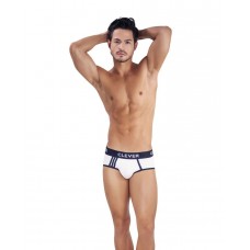Белые хлопковые трусы-брифы Clever Piping Brief