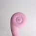 Розовый вибростимулятор точки G с нагревом Bendable Heating G-Spot Vibrator